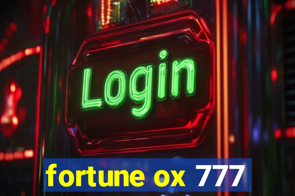 fortune ox 777